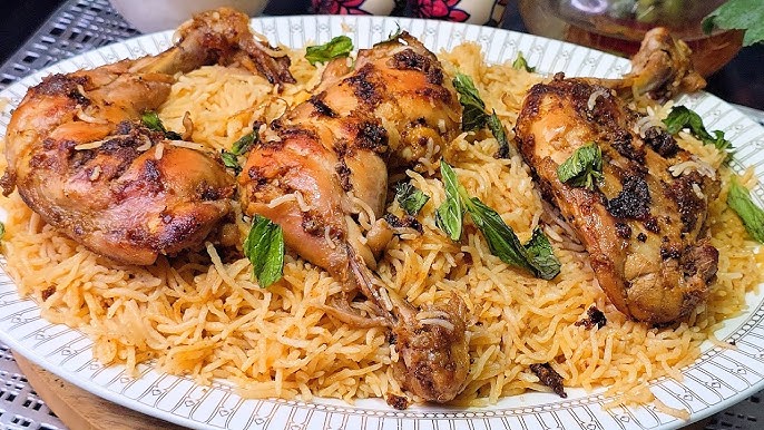 Chicken Al Faham with Rice