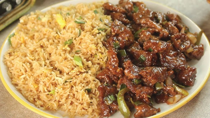 Beef Dry Chili with Rice