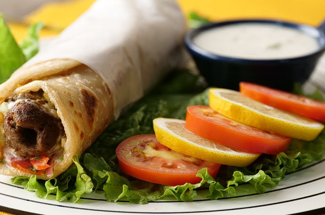 Beef Kabab Chatni Roll