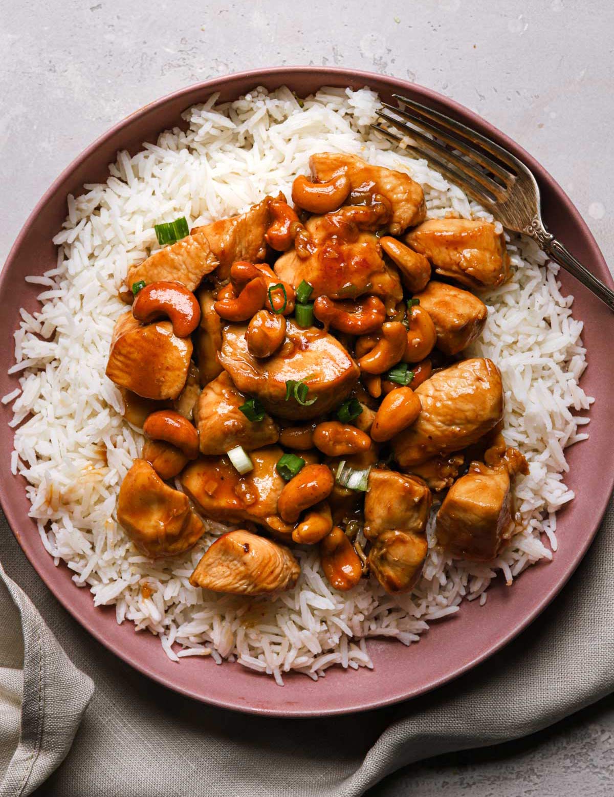 Chicken Cashew Nuts with Rice