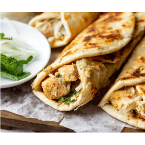 Chicken Chatni Malai Boti Roll