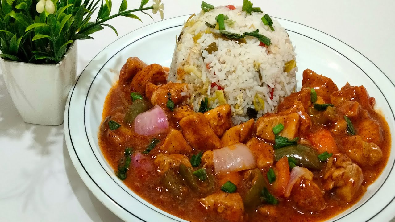 Chicken Shashlik with Rice
