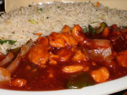 Prawn Shashlik w/ Rice
